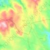 Topografische kaart Lamachã, hoogte, reliëf