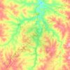 Topografische kaart Ilorin, hoogte, reliëf