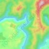 Topografische kaart Bitbit, hoogte, reliëf