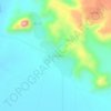 Topografische kaart ቀላይ በዓልቴት, hoogte, reliëf