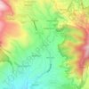 Topografische kaart Kejajar, hoogte, reliëf