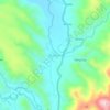 Topografische kaart Bonacao, hoogte, reliëf