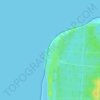 Topografische kaart Pointe Espagnole, hoogte, reliëf