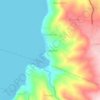 Topografische kaart Manggahan, hoogte, reliëf