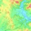 Topografische kaart Lácar, hoogte, reliëf