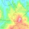 Topografische kaart Lorega, hoogte, reliëf