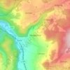 Topografische kaart Stangenrod, hoogte, reliëf