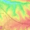 Topografische kaart Melen, hoogte, reliëf