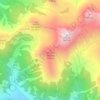Topografische kaart Cima Di Valsolero, hoogte, reliëf