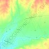 Topografische kaart El Pintado, hoogte, reliëf