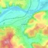 Topografische kaart Lengfeld, hoogte, reliëf