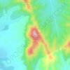 Topografische kaart El Penon, hoogte, reliëf