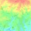 Topografische kaart La Greffinière, hoogte, reliëf