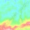 Topografische kaart Cocais, hoogte, reliëf