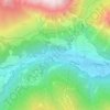 Topografische kaart Isolaccia, hoogte, reliëf