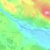 Topografische kaart Nadvoda, hoogte, reliëf