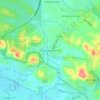 Topografische kaart Kampung Cempedak, hoogte, reliëf
