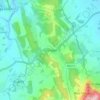 Topografische kaart Storridge, hoogte, reliëf