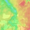 Topografische kaart Klingemühle, hoogte, reliëf