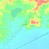 Topografische kaart Passo Raso, hoogte, reliëf