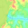 Topografische kaart Gorur, hoogte, reliëf