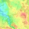 Topografische kaart Flüggendorf, hoogte, reliëf