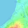 Topografische kaart Bitoon, hoogte, reliëf