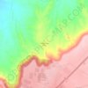 Topografische kaart Rebollosa de Hita, hoogte, reliëf