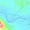 Topografische kaart Wlahar Wetan, hoogte, reliëf