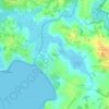 Topografische kaart Limarzel, hoogte, reliëf