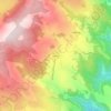 Topografische kaart Estalane, hoogte, reliëf