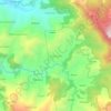 Topografische kaart Garhgaon, hoogte, reliëf