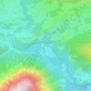 Topografische kaart Lessern, hoogte, reliëf