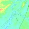 Topografische kaart Muara Uya, hoogte, reliëf