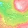 Topografische kaart Garen, hoogte, reliëf
