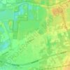 Topografische kaart Rauw, hoogte, reliëf