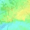 Topografische kaart Les Sables, hoogte, reliëf