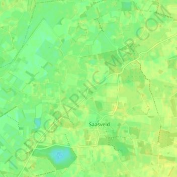 Topografische kaart Dulder, hoogte, reliëf