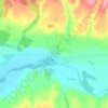 Topografische kaart Quintanilla del Agua, hoogte, reliëf
