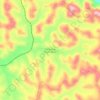 Topografische kaart São José do Pouso Alegre, hoogte, reliëf