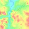 Topografische kaart Navacerrada, hoogte, reliëf