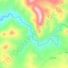 Topografische kaart Pecho del Fraile, hoogte, reliëf