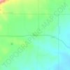 Topografische kaart Pontotoc, hoogte, reliëf