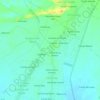 Topografische kaart Mejia, hoogte, reliëf