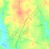 Topografische kaart Elko, hoogte, reliëf
