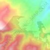 Topografische kaart Fevziye, hoogte, reliëf