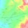 Topografische kaart Vilar de Ordelles, hoogte, reliëf