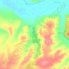 Topografische kaart La Veguecilla, hoogte, reliëf