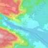 Topografische kaart Araracuara, hoogte, reliëf