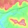Topografische kaart Charmoilles, hoogte, reliëf